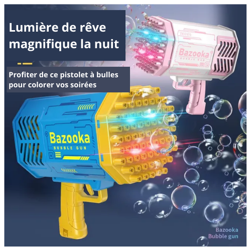 Super Pistolet à bulles - Le jouet idéale pour les enfants